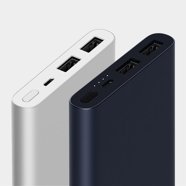 پاوربانک شیائومی مدل PB100DZM، ظرفیت 10000 میلی‌آمپر ساعت ورژن 2